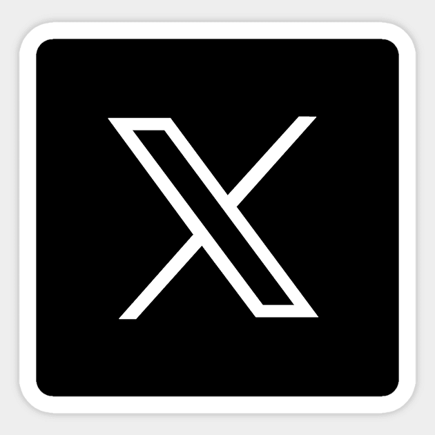 Unicode Mathmatics Symbol X Sticker by Starbase79